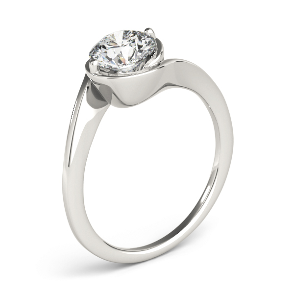 Bypass Diamond Solitaire Engagement Ring | Congers Jewellers