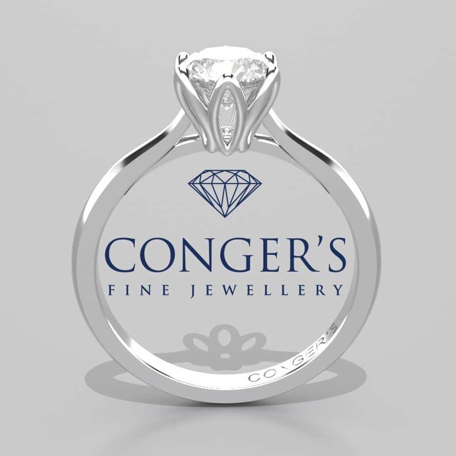 Image custom engagement ring congers jewellers ottawa