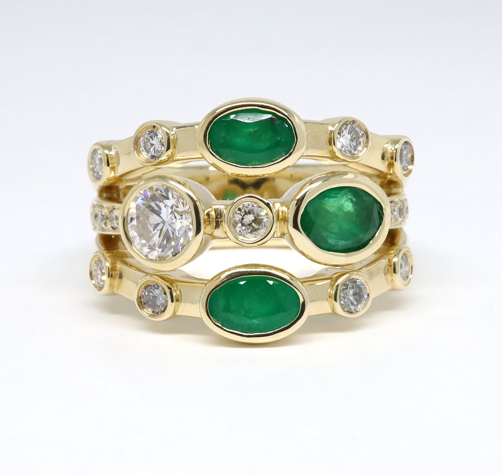 Emerald Diamond Ring Redesign